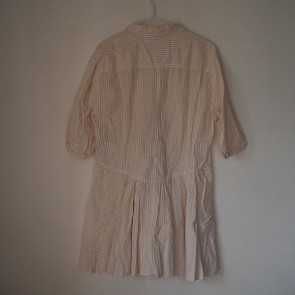 Free People Cream Striped Mini Dress - Picture 6 of 6